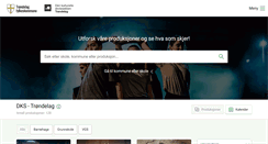 Desktop Screenshot of dkstrondelag.no